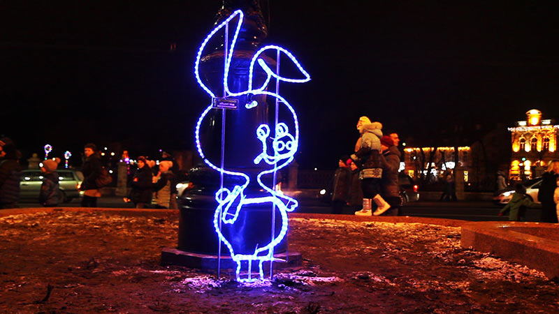 новогодний поросенок